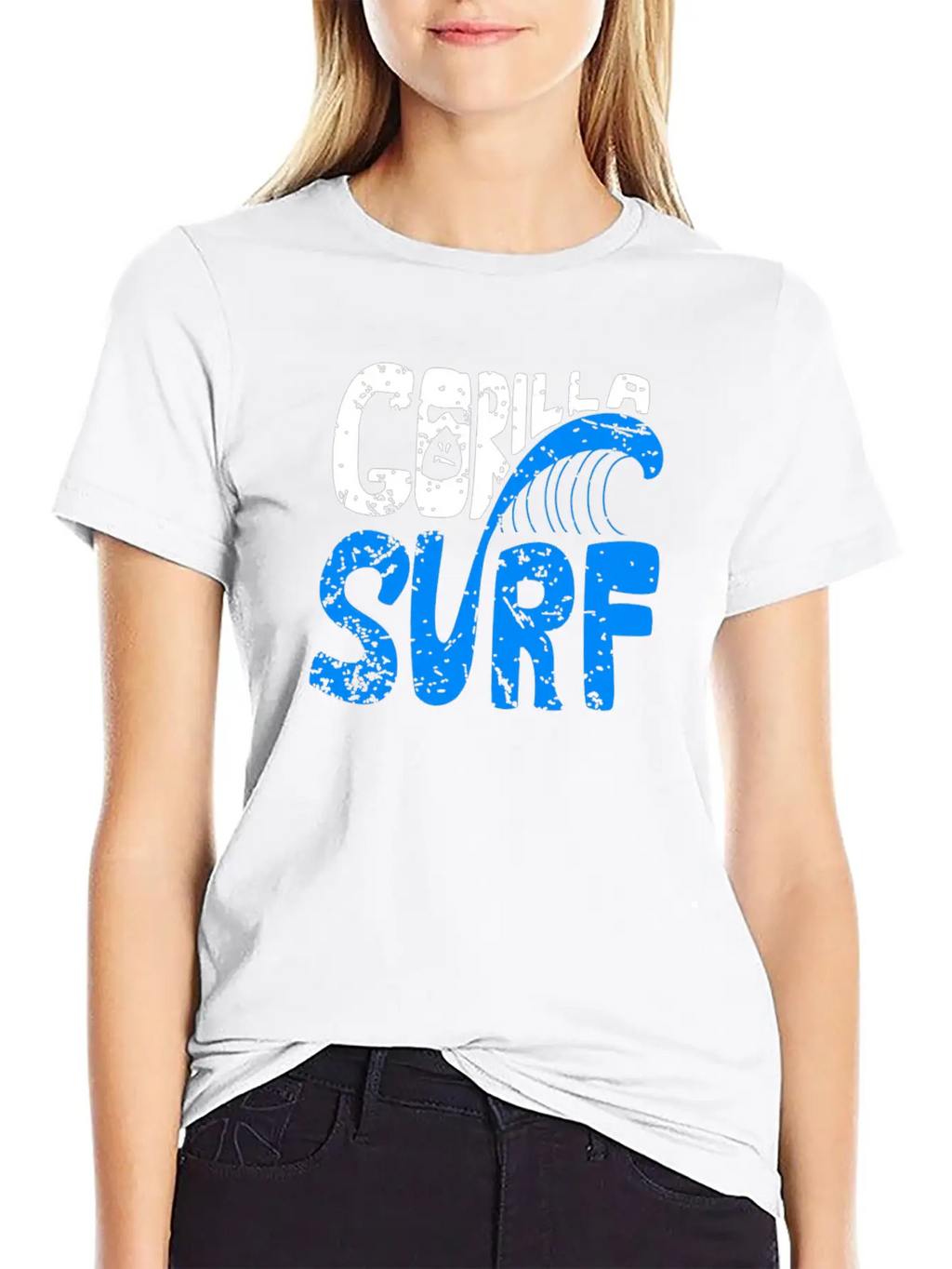 Gorilla Surf Stylish Everyday T-Shirt – Unisex Basic Cotton Tee