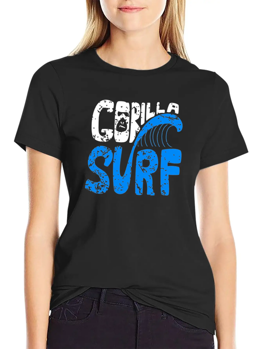 Gorilla Surf Stylish Everyday T-Shirt – Unisex Basic Cotton Tee