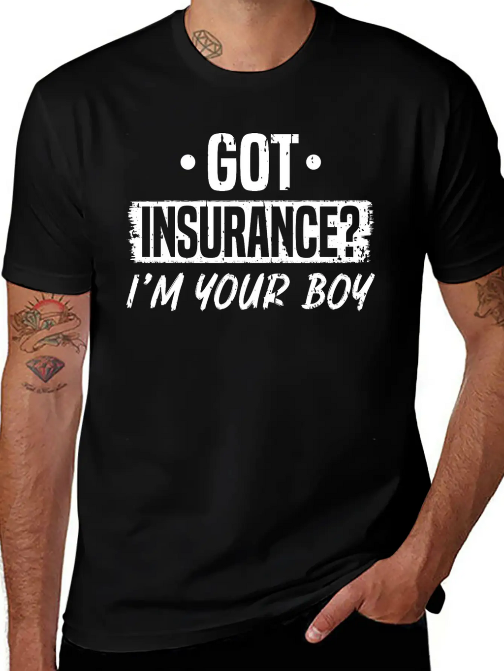 Got Insurance Boy Insurance Agent Timeless Short Sleeve Tee – Comfy And Minimalist Design
