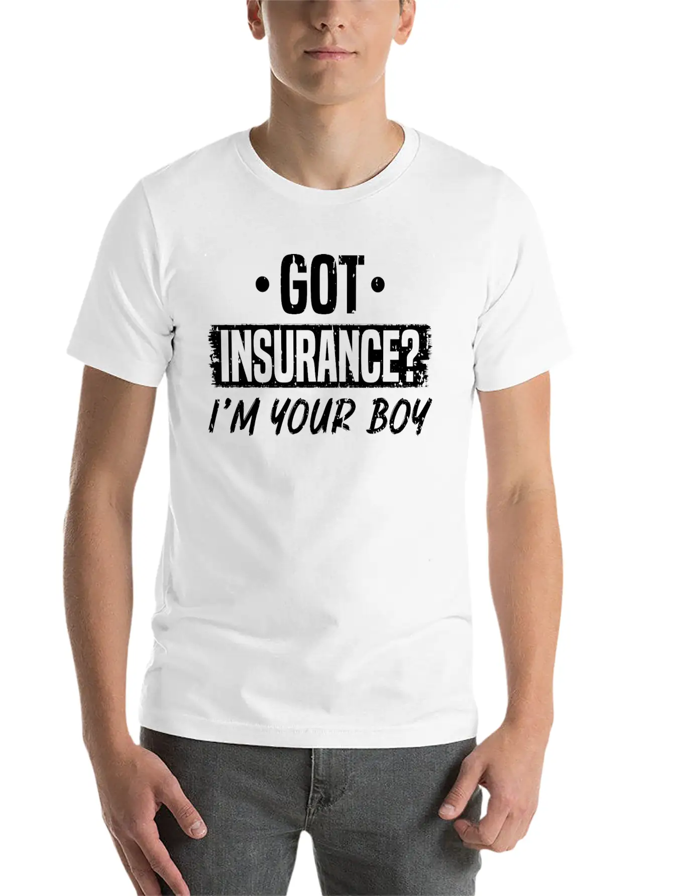 Got Insurance Boy Insurance Agent Timeless Short Sleeve Tee – Comfy And Minimalist Design