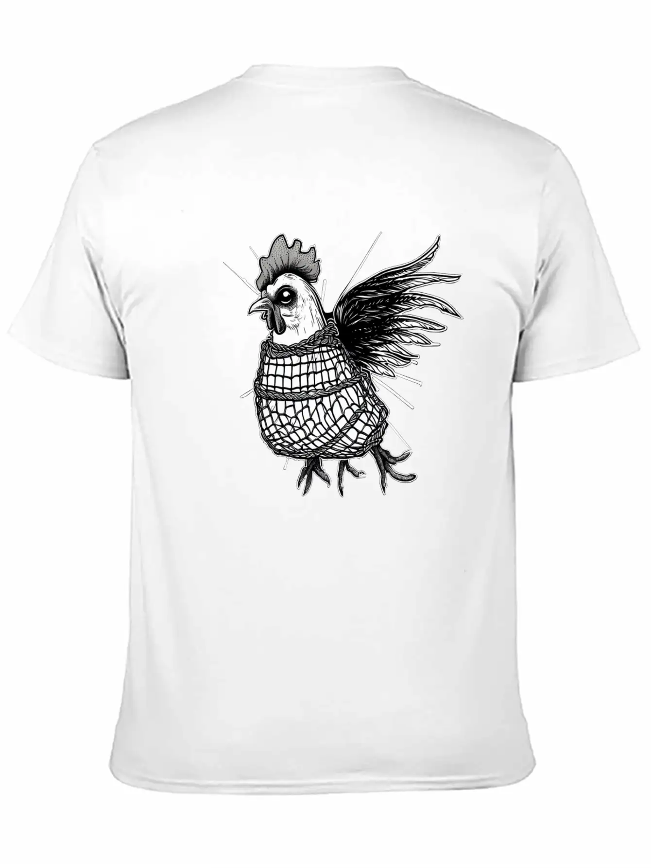 Goth Chick In Fishnet Breathable Soft Cotton T-Shirt – Timeless Casual Look