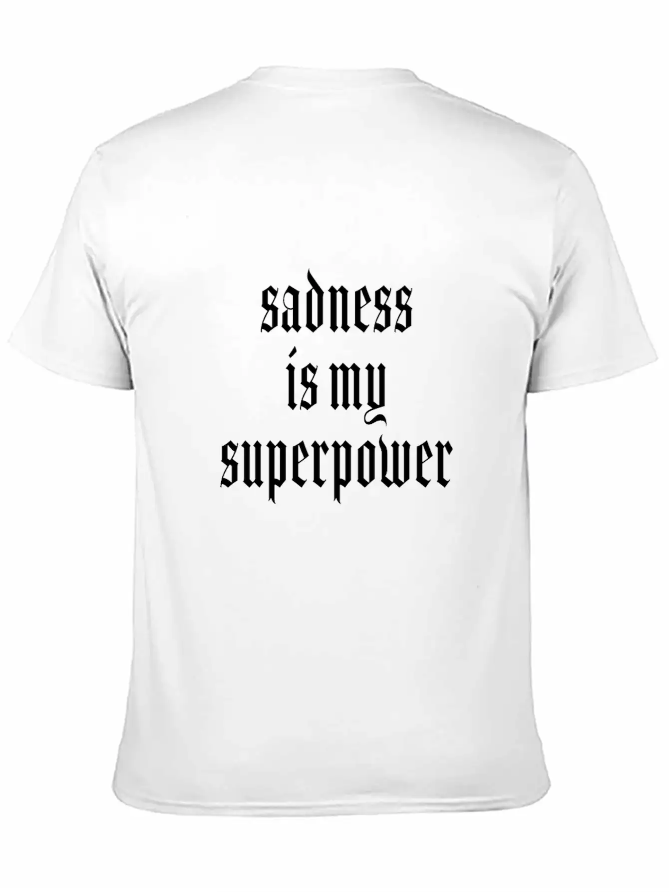 Gothic Aesthetic Soft Grunge Goth Black Dark Essential Cotton Tee For Daily Outfits – Unisex Style