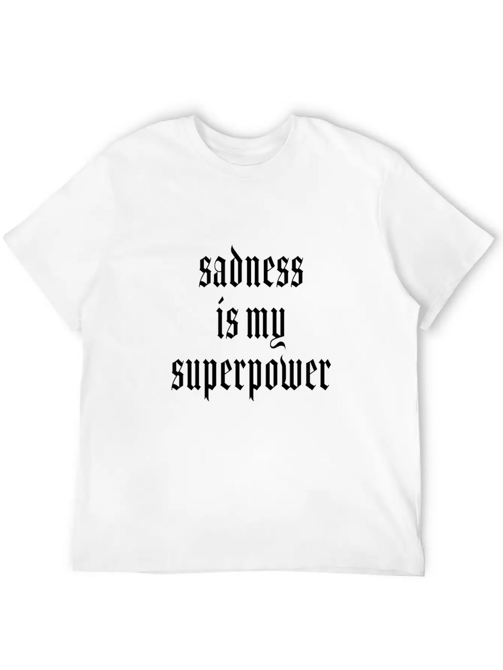Gothic Aesthetic Soft Grunge Goth Black Dark Essential Cotton Tee For Daily Outfits – Unisex Style