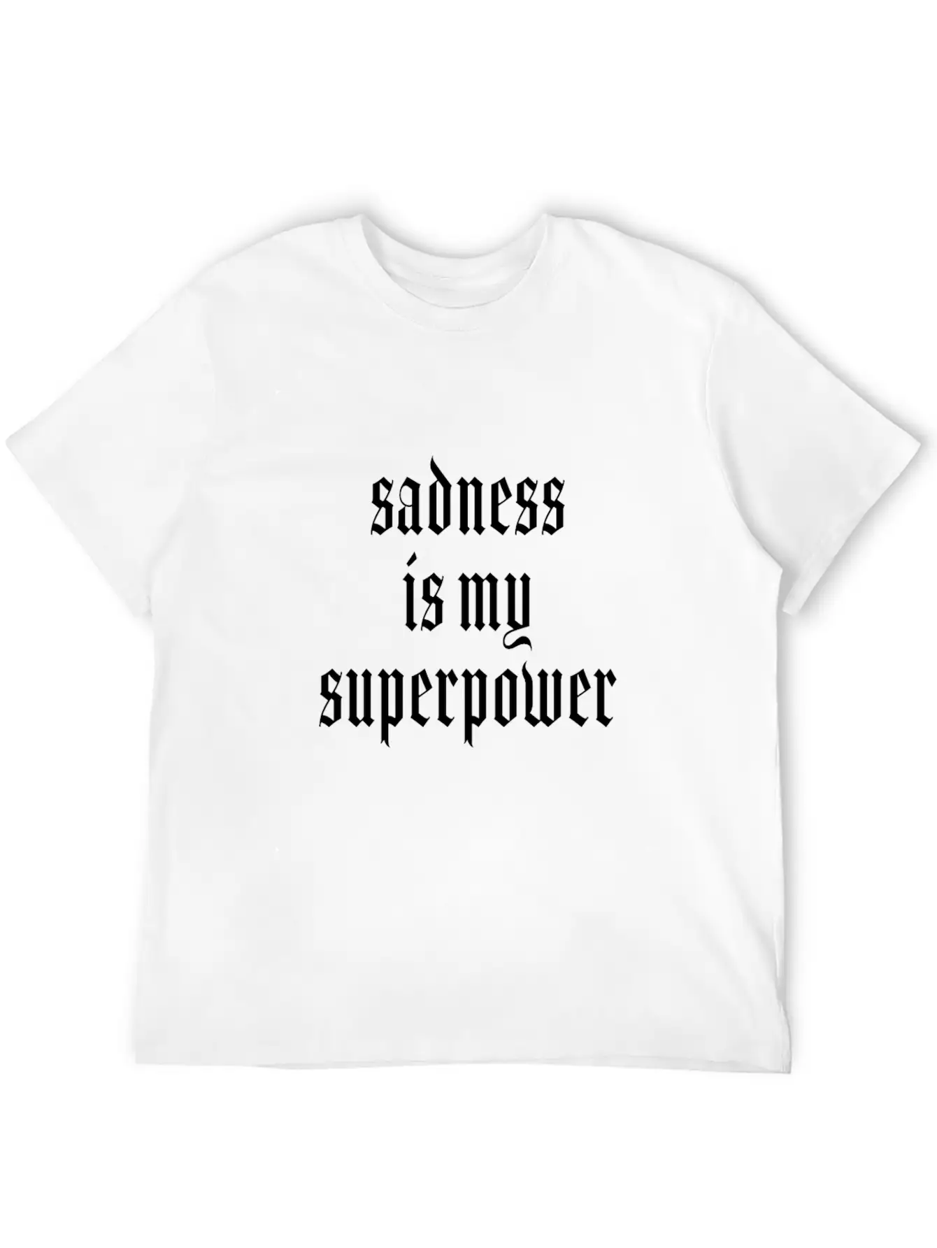 Gothic Aesthetic Soft Grunge Goth Black Dark Essential Cotton Tee For Daily Outfits – Unisex Style