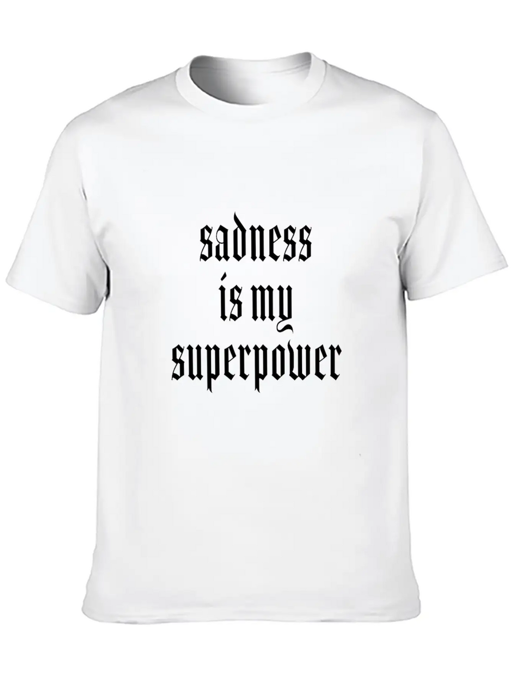 Gothic Aesthetic Soft Grunge Goth Black Dark Essential Cotton Tee For Daily Outfits – Unisex Style
