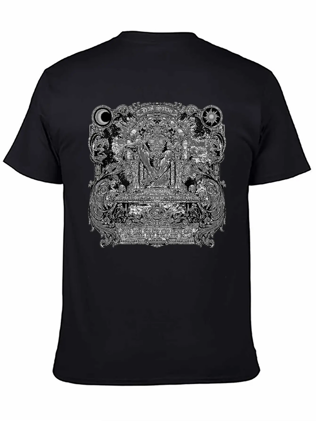 Gothic Evil Satans Throne Classic Cotton Tee – Unisex Comfort For Any Season