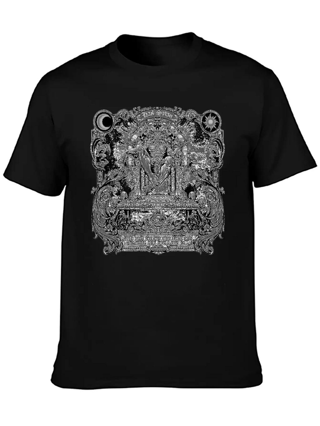 Gothic Evil Satans Throne Classic Cotton Tee – Unisex Comfort For Any Season