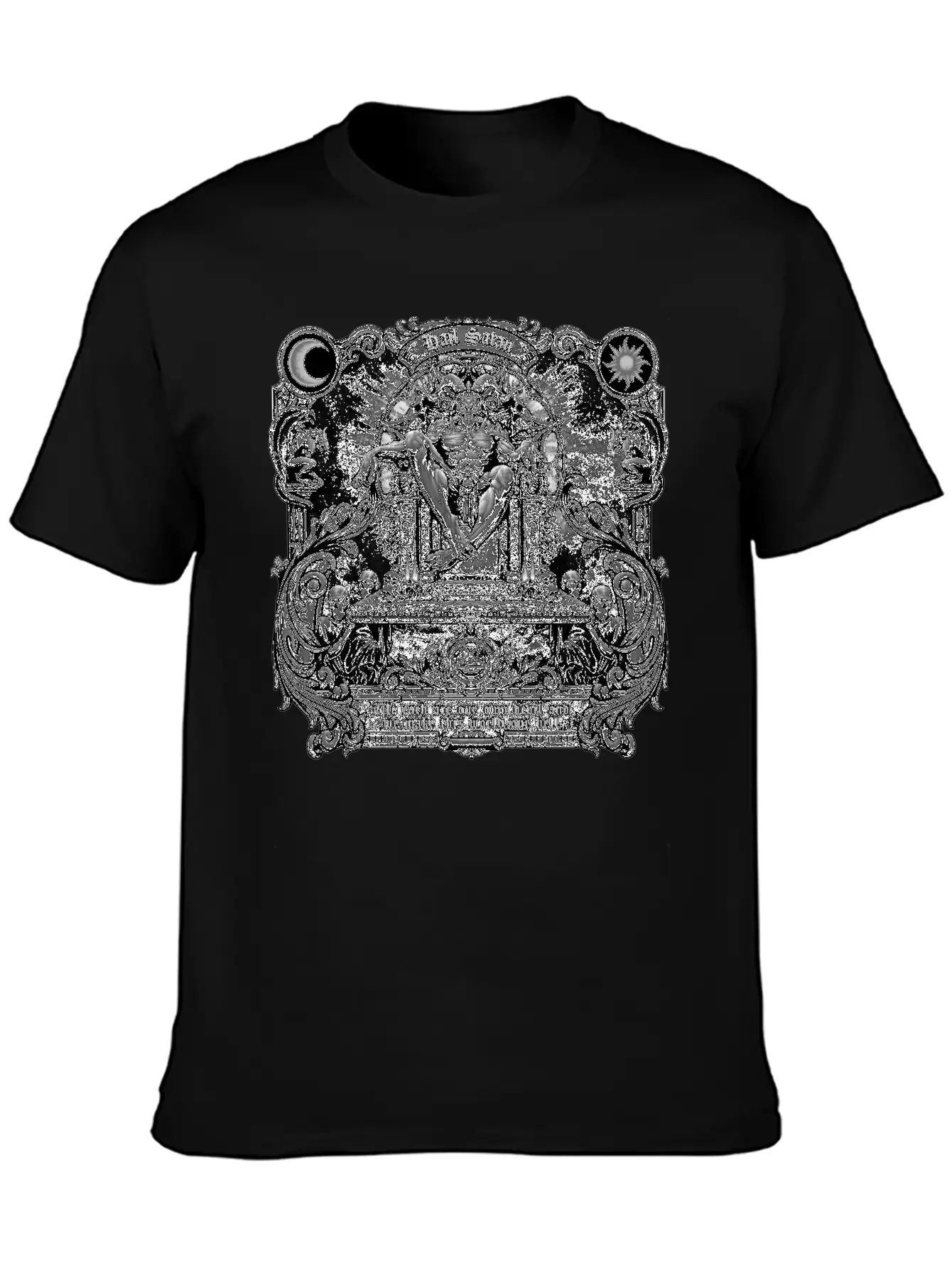 Gothic Evil Satans Throne Classic Cotton Tee – Unisex Comfort For Any Season