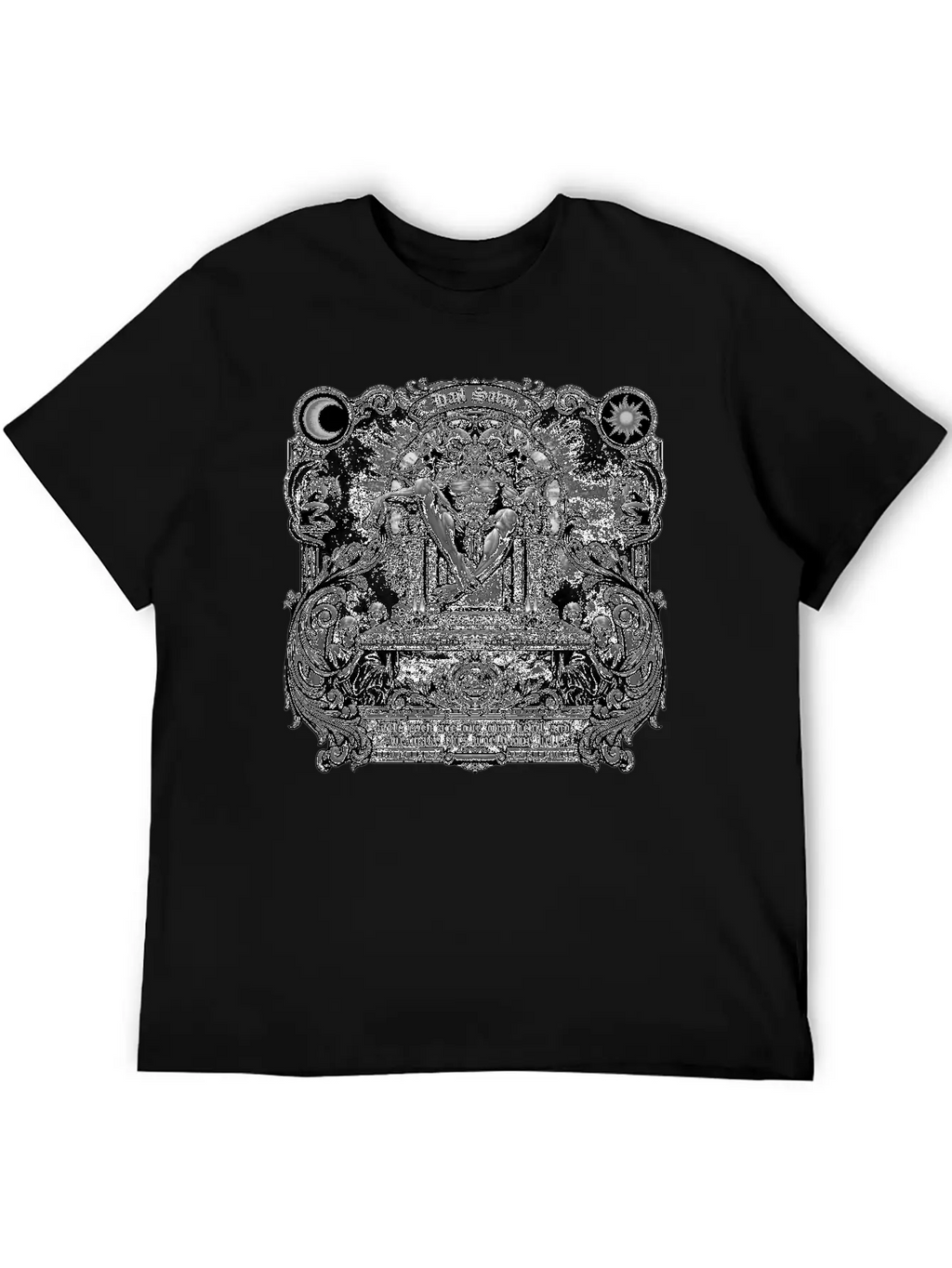 Gothic Evil Satans Throne Classic Cotton Tee – Unisex Comfort For Any Season