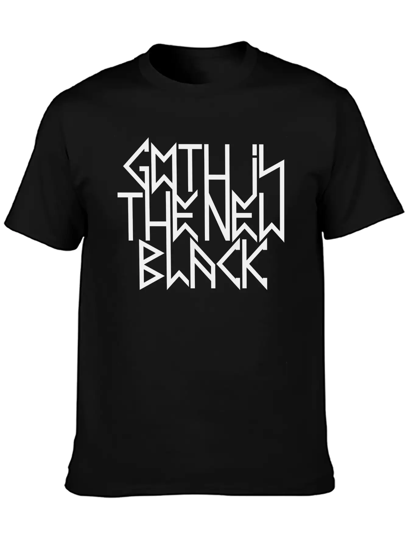 Gothic New Black 2 Breathable Soft Cotton T-Shirt – Timeless Casual Look