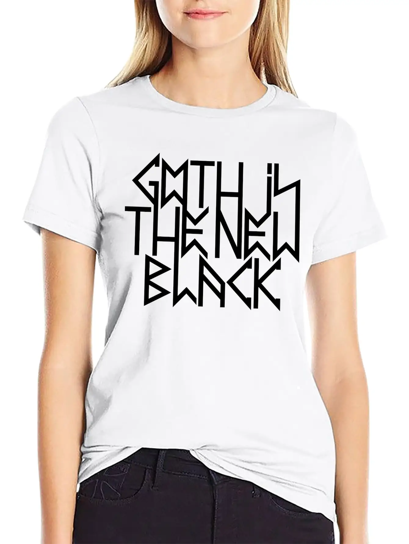 Gothic New Black 2 Breathable Soft Cotton T-Shirt – Timeless Casual Look