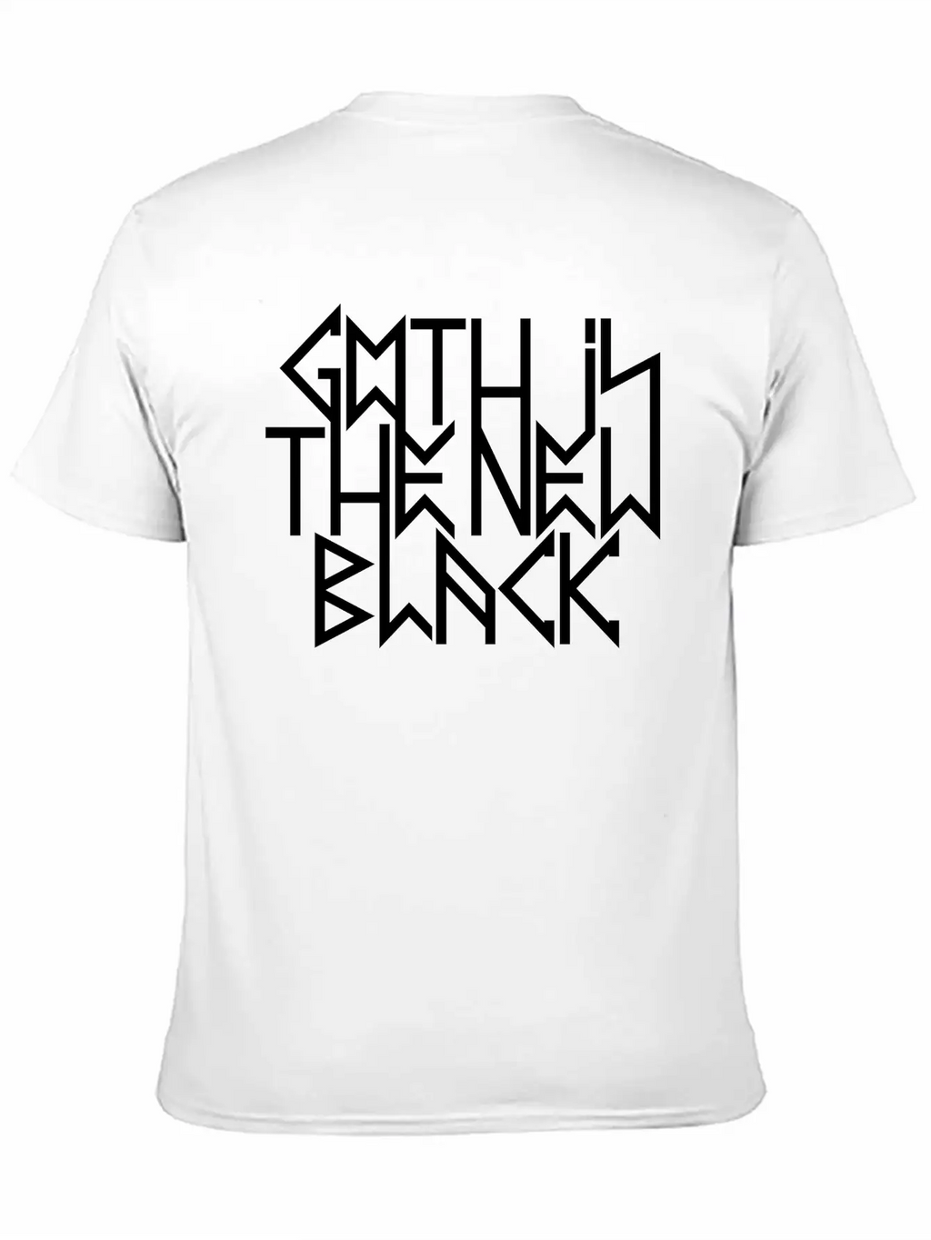 Gothic New Black 2 Breathable Soft Cotton T-Shirt – Timeless Casual Look