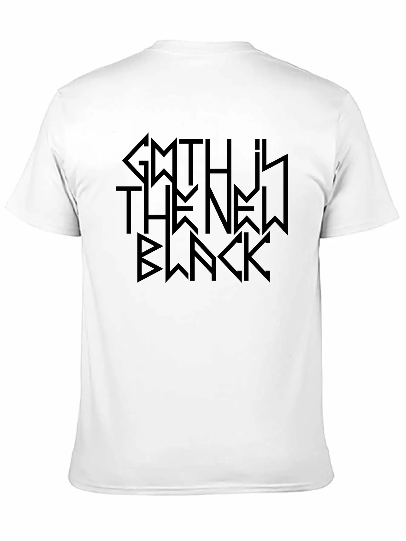 Gothic New Black 2 Breathable Soft Cotton T-Shirt – Timeless Casual Look