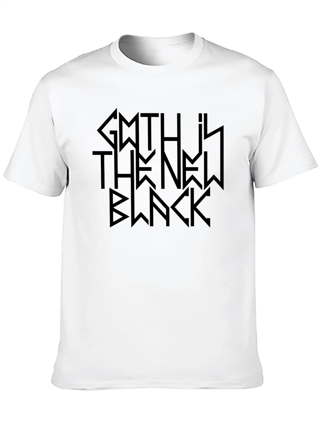 Gothic New Black 2 Breathable Soft Cotton T-Shirt – Timeless Casual Look