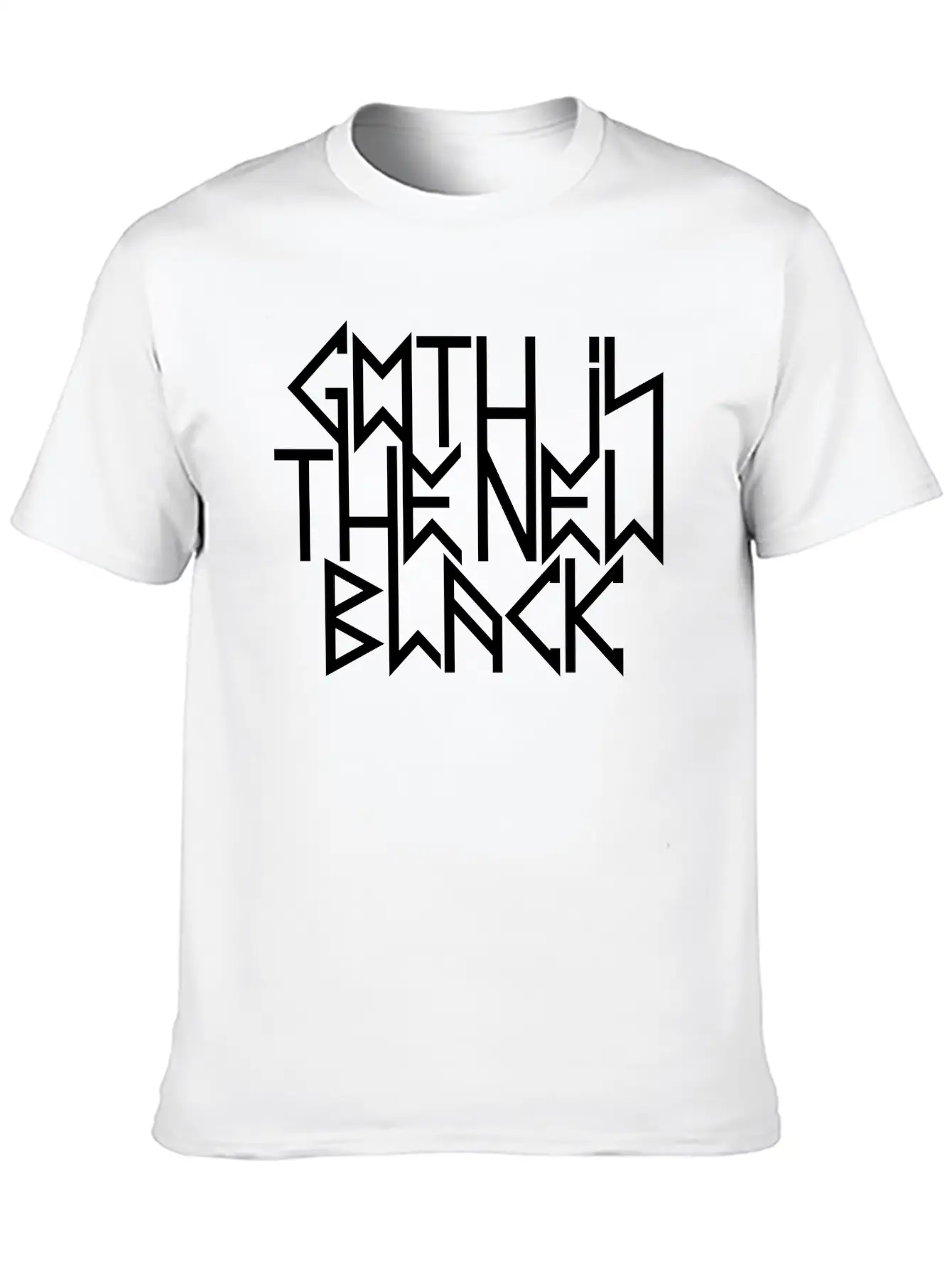 Gothic New Black 2 Breathable Soft Cotton T-Shirt – Timeless Casual Look