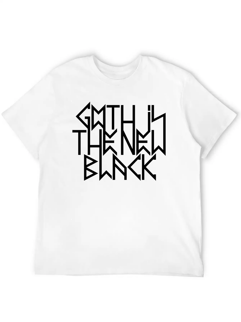 Gothic New Black 2 Breathable Soft Cotton T-Shirt – Timeless Casual Look