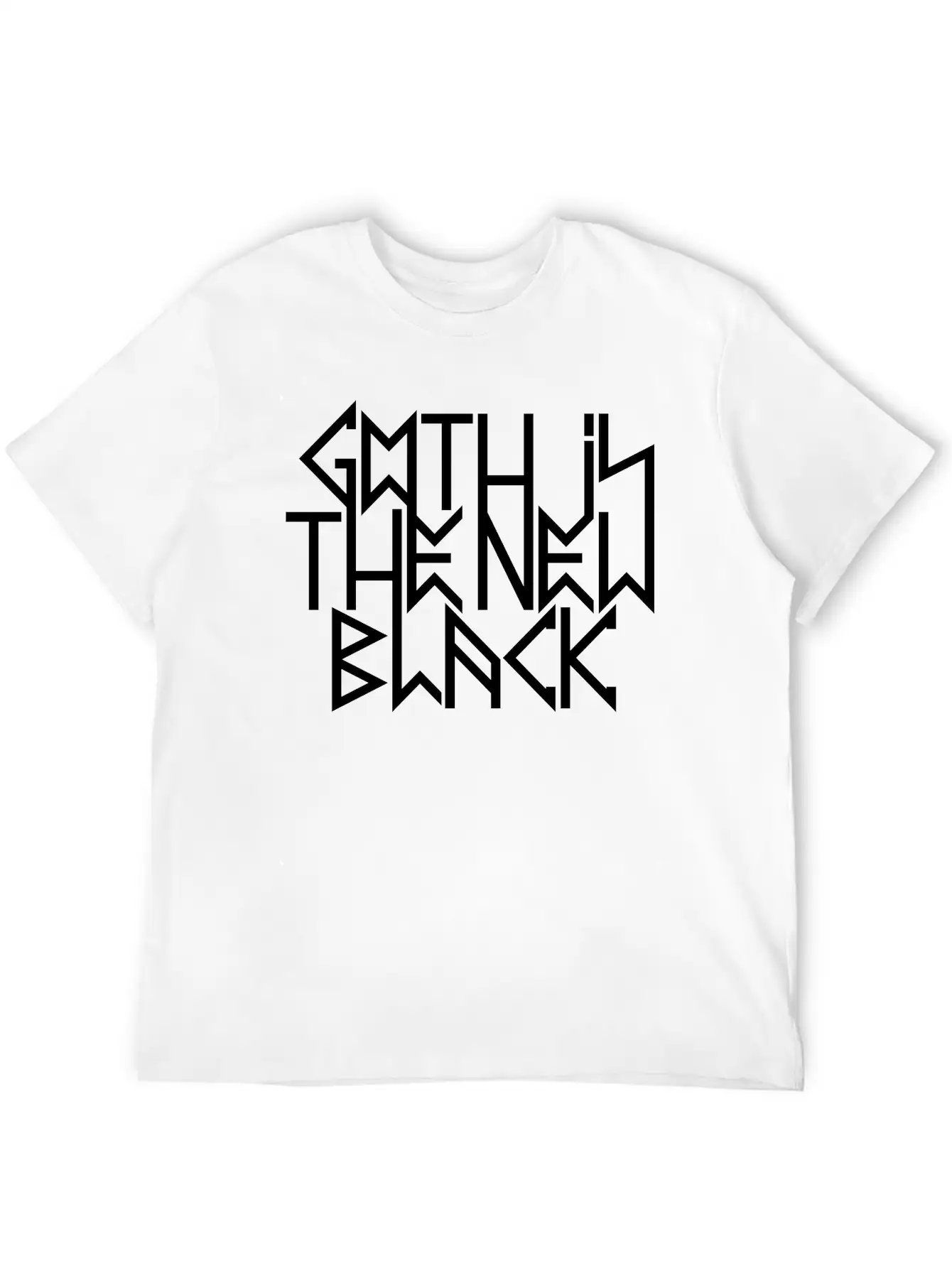 Gothic New Black 2 Breathable Soft Cotton T-Shirt – Timeless Casual Look