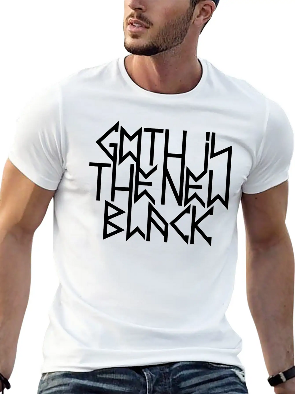 Gothic New Black 2 Breathable Soft Cotton T-Shirt – Timeless Casual Look