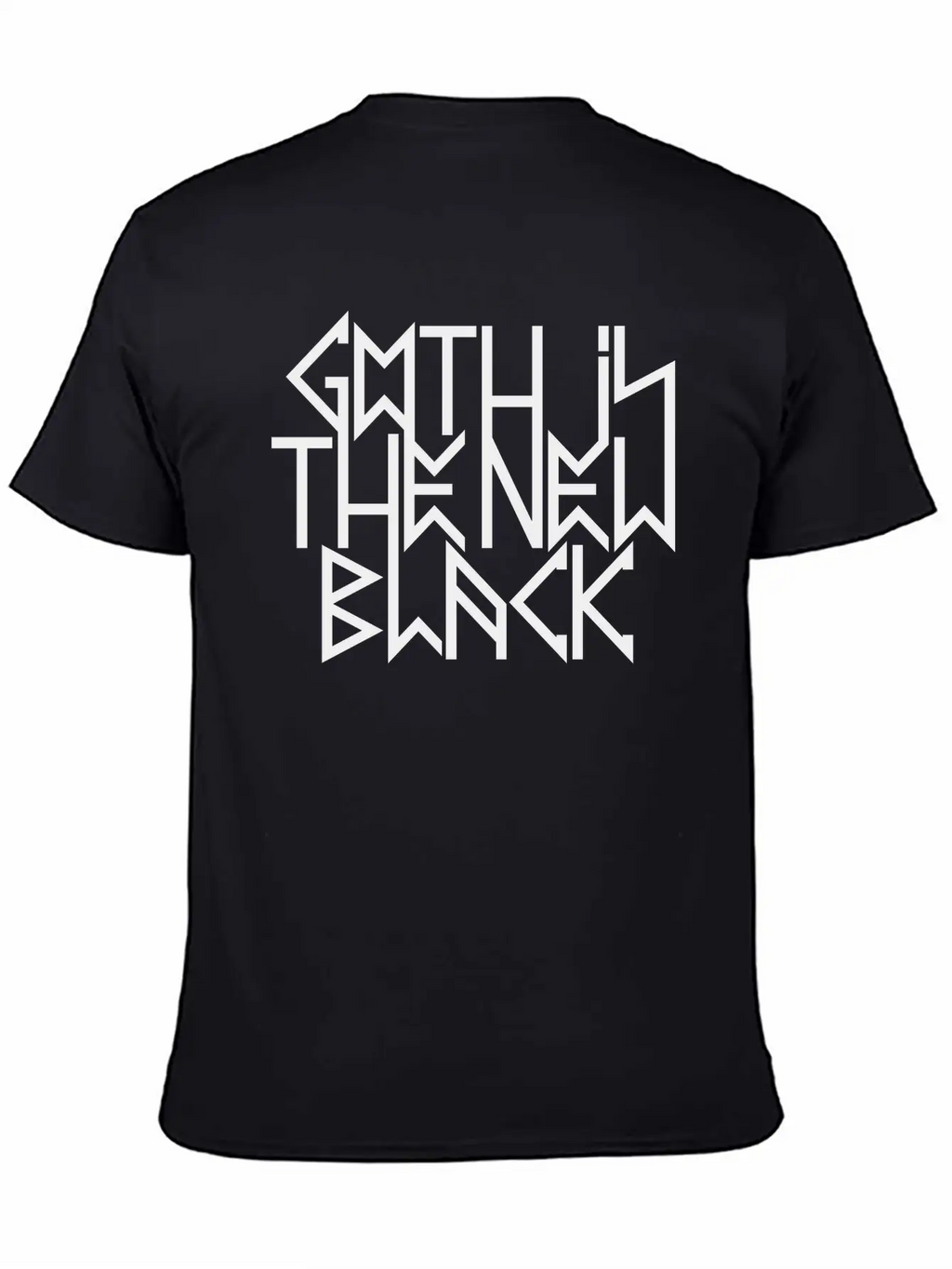 Gothic New Black 2 Breathable Soft Cotton T-Shirt – Timeless Casual Look