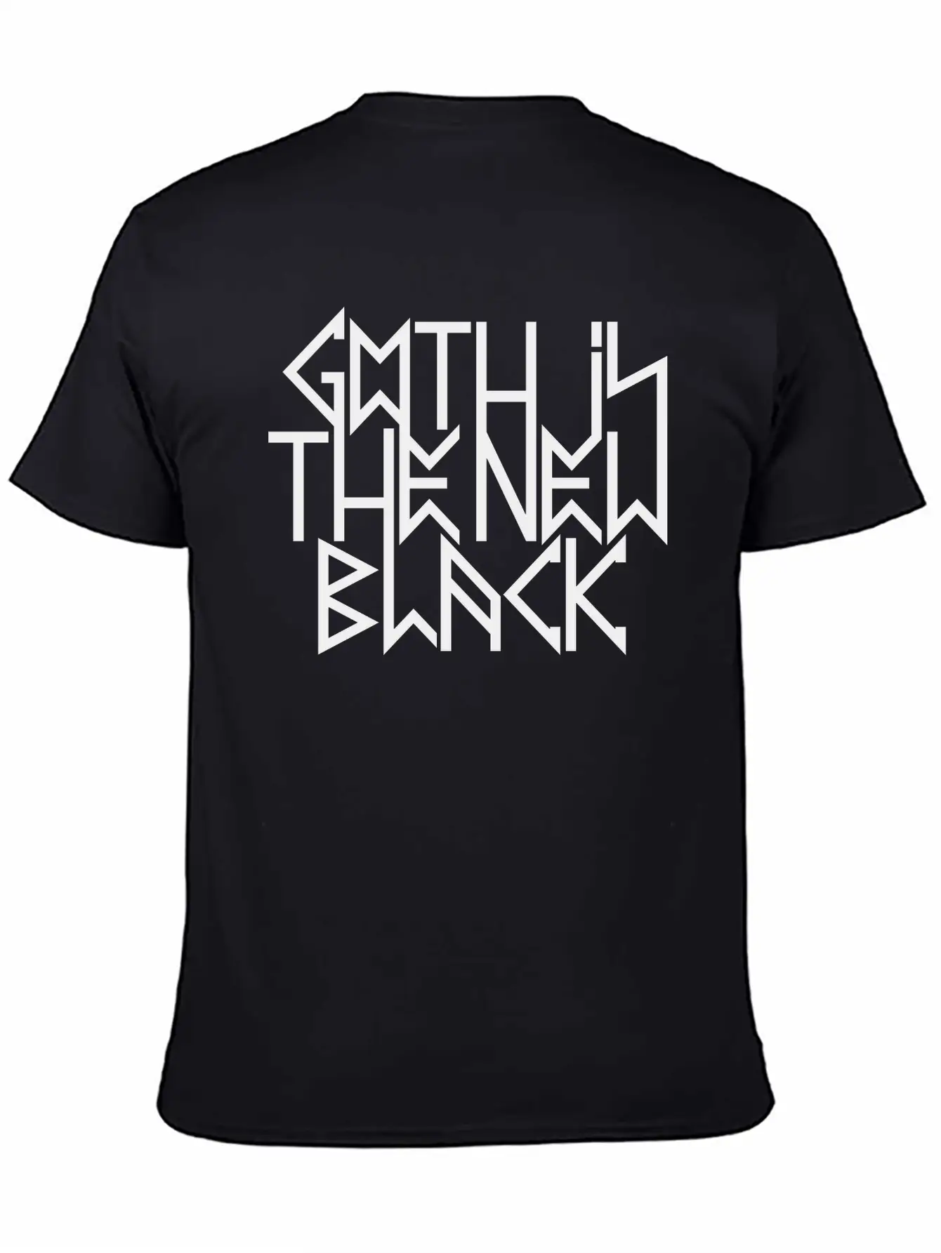 Gothic New Black 2 Breathable Soft Cotton T-Shirt – Timeless Casual Look
