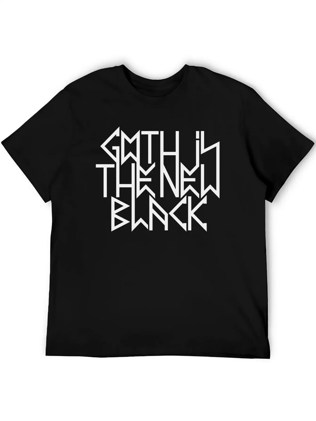 Gothic New Black 2 Breathable Soft Cotton T-Shirt – Timeless Casual Look
