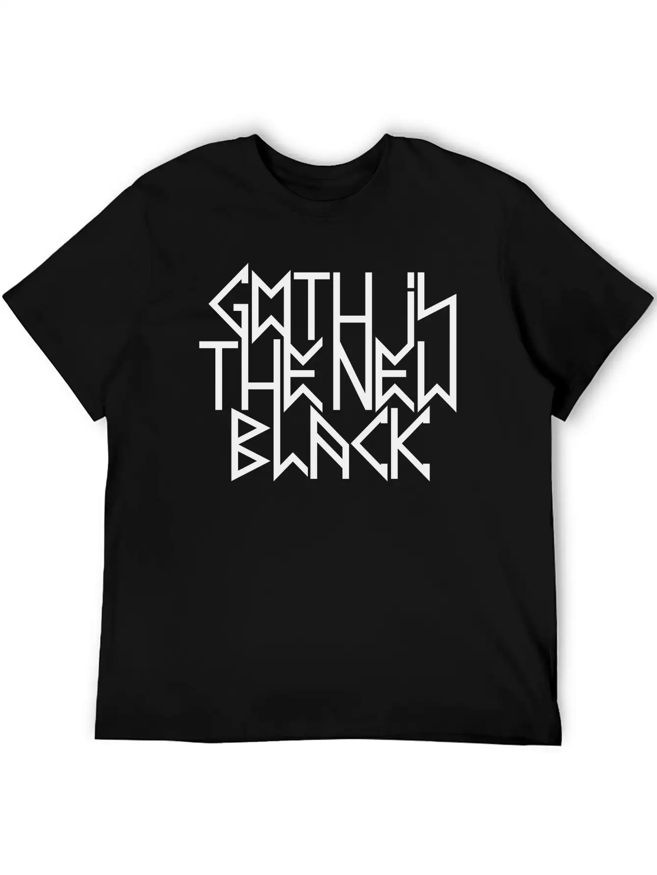 Gothic New Black 2 Breathable Soft Cotton T-Shirt – Timeless Casual Look