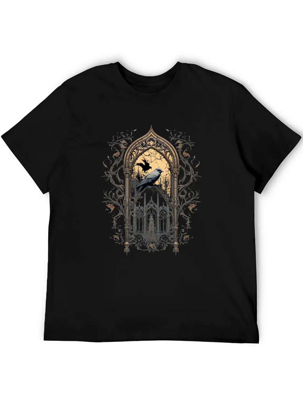Gothic Occult Satan Gothic Black Scene Wicca Unisex Casual T-Shirt – Clean Design For Daily Comfort