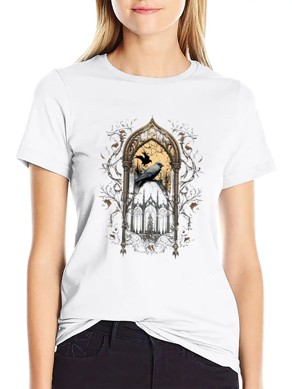 Gothic Occult Satan Gothic Black Scene Wicca Unisex Casual T-Shirt – Clean Design For Daily Comfort