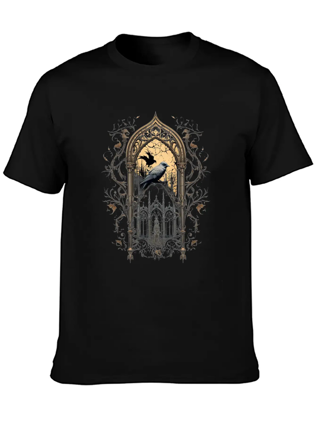 Gothic Occult Satan Gothic Black Scene Wicca Unisex Casual T-Shirt – Clean Design For Daily Comfort