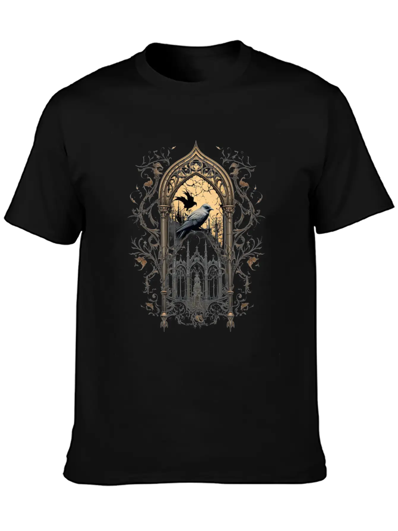 Gothic Occult Satan Gothic Black Scene Wicca Unisex Casual T-Shirt – Clean Design For Daily Comfort