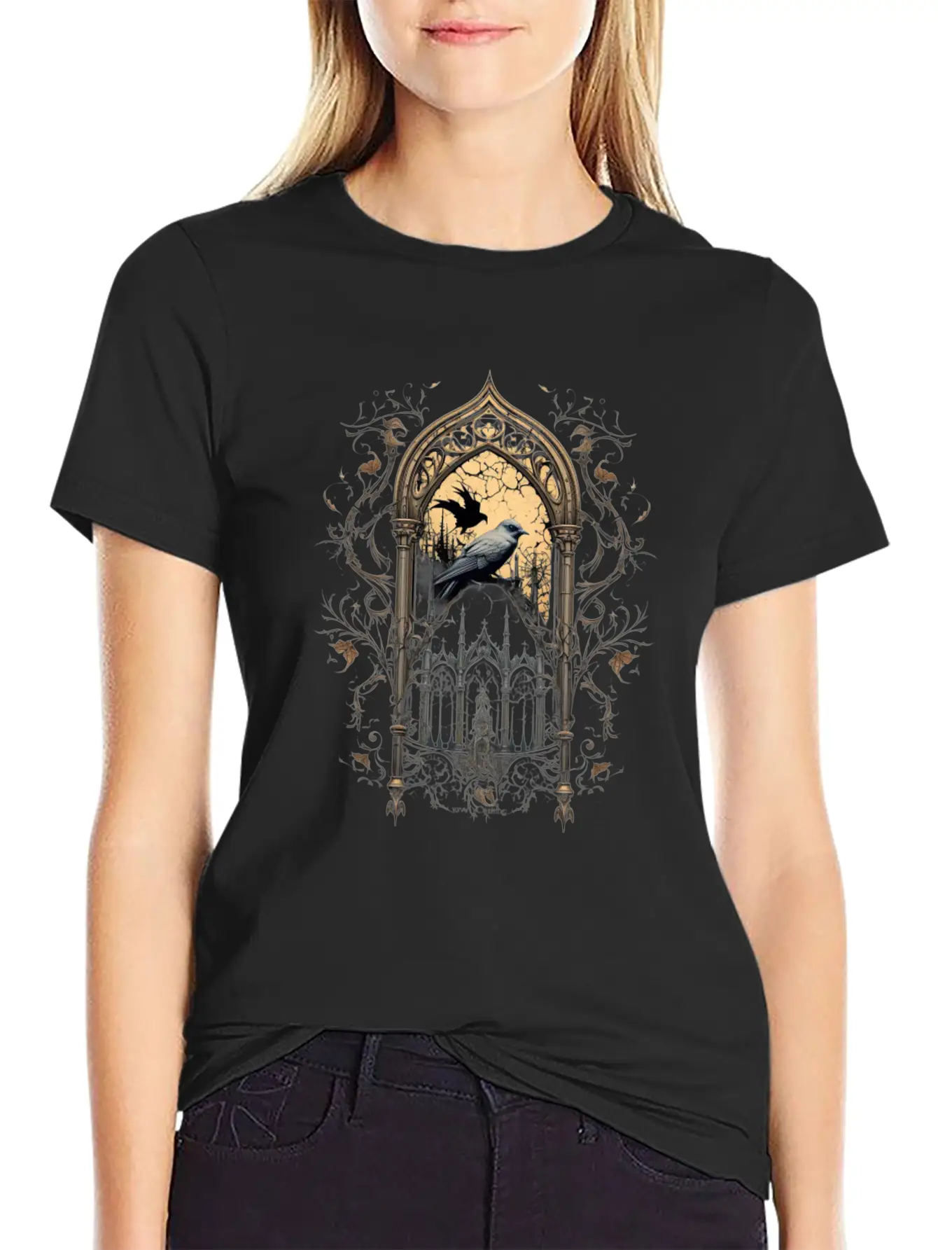 Gothic Occult Satan Gothic Black Scene Wicca Unisex Casual T-Shirt – Clean Design For Daily Comfort