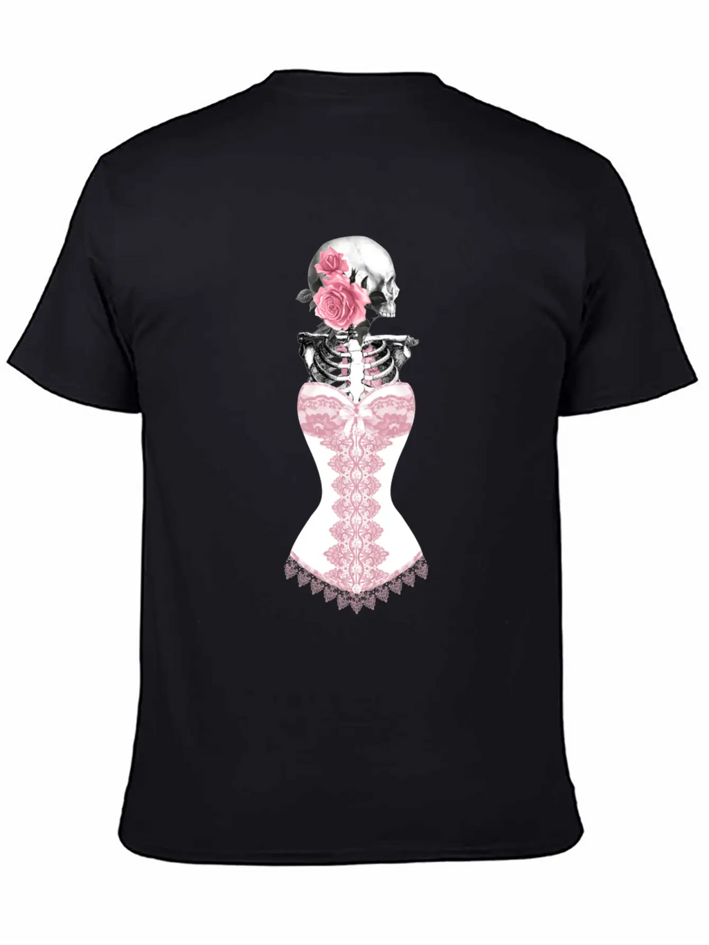 Gothik Raven Goth Skull Death Skull Punk Dark Essential Cotton Tee For Daily Outfits – Unisex Style