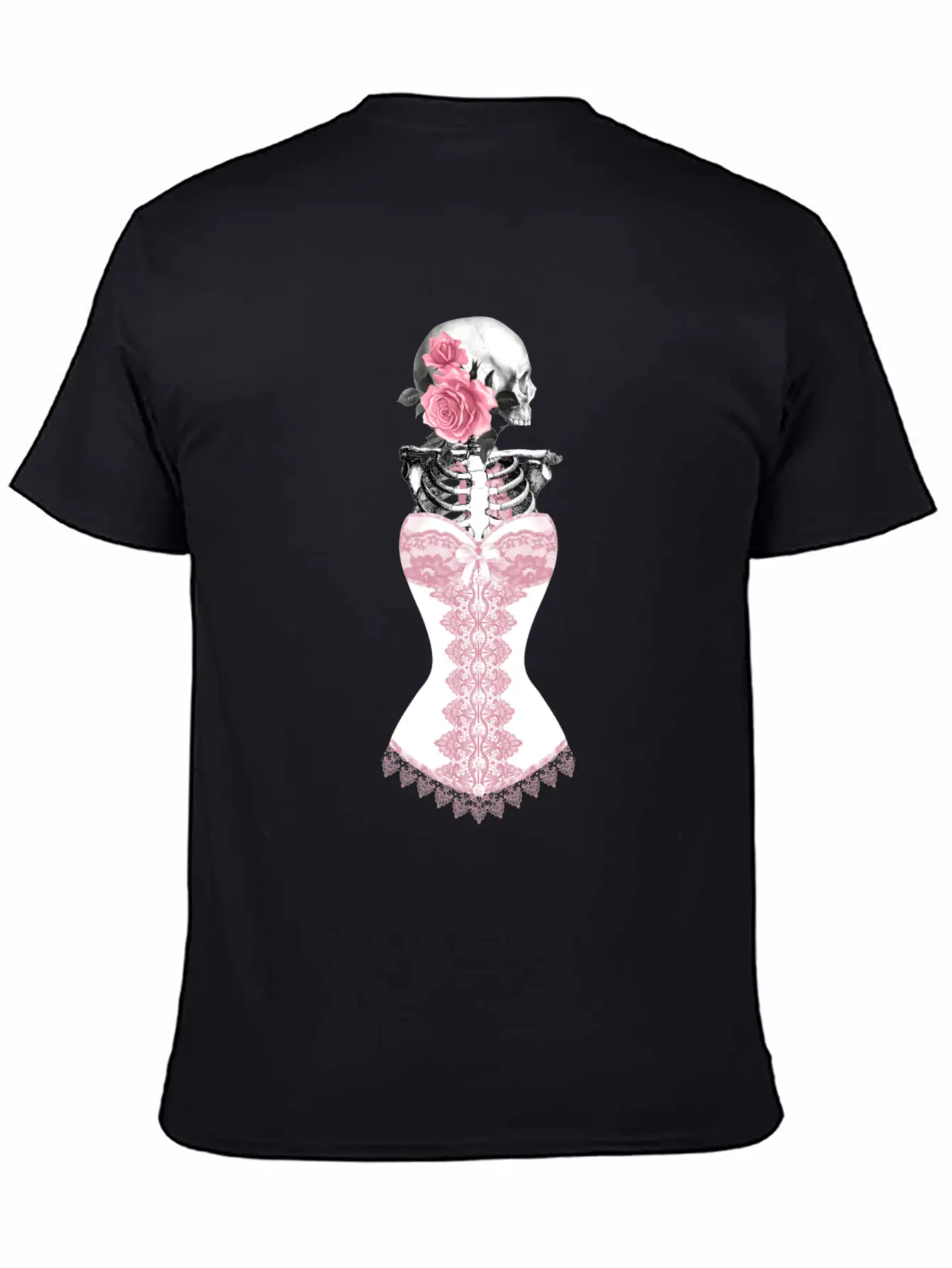 Gothik Raven Goth Skull Death Skull Punk Dark Essential Cotton Tee For Daily Outfits – Unisex Style