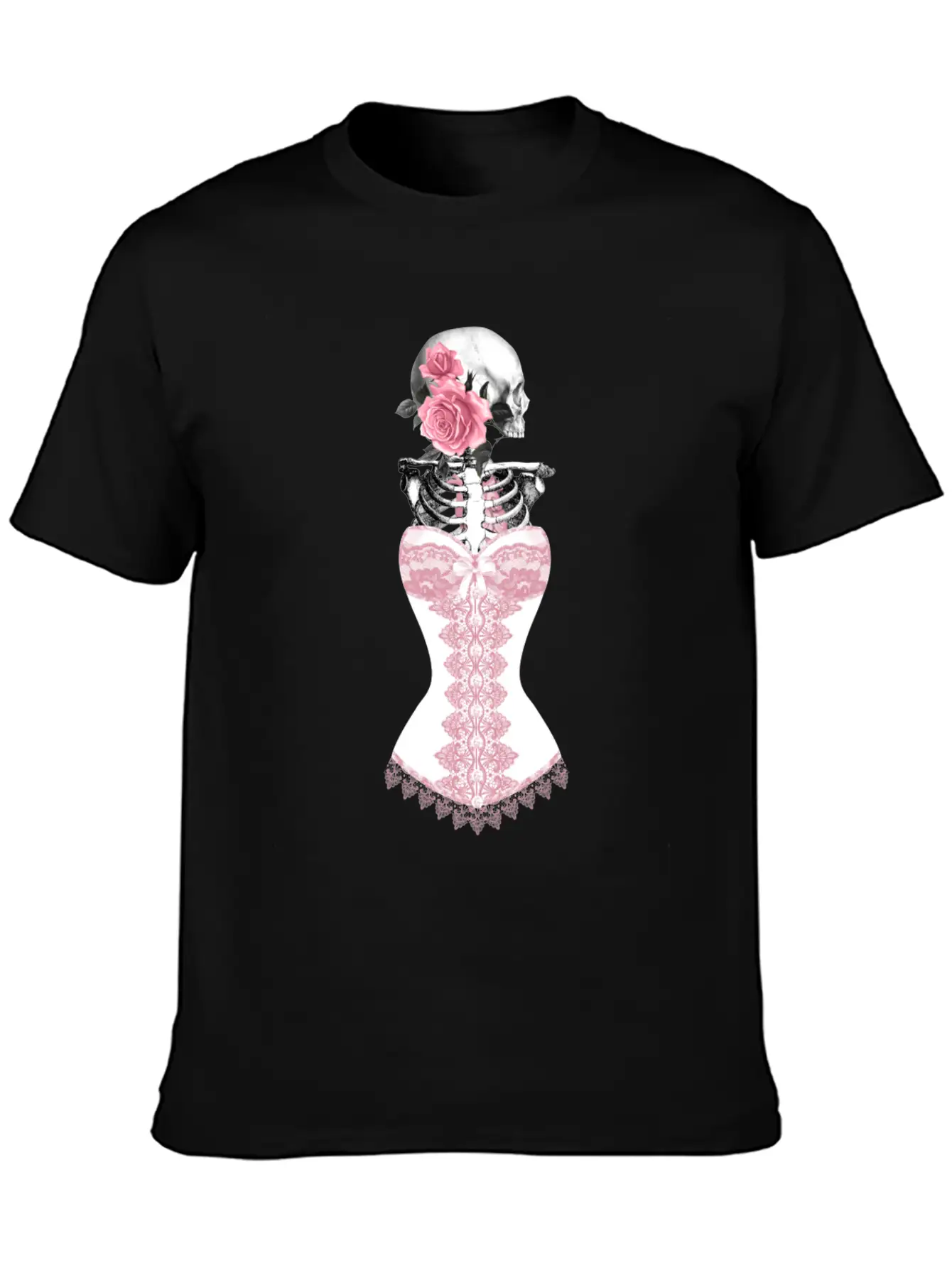 Gothik Raven Goth Skull Death Skull Punk Dark Essential Cotton Tee For Daily Outfits – Unisex Style