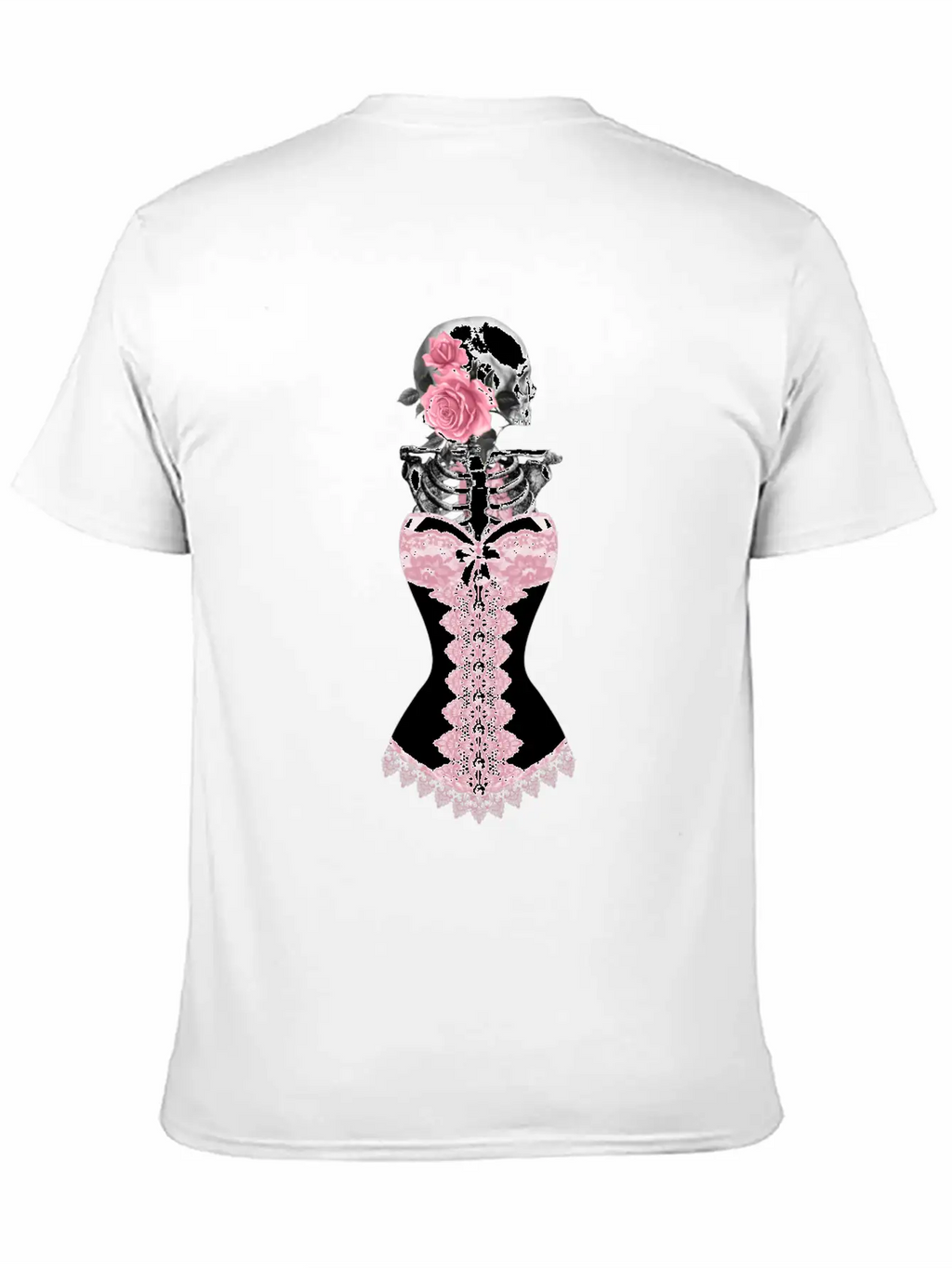 Gothik Raven Goth Skull Death Skull Punk Dark Essential Cotton Tee For Daily Outfits – Unisex Style