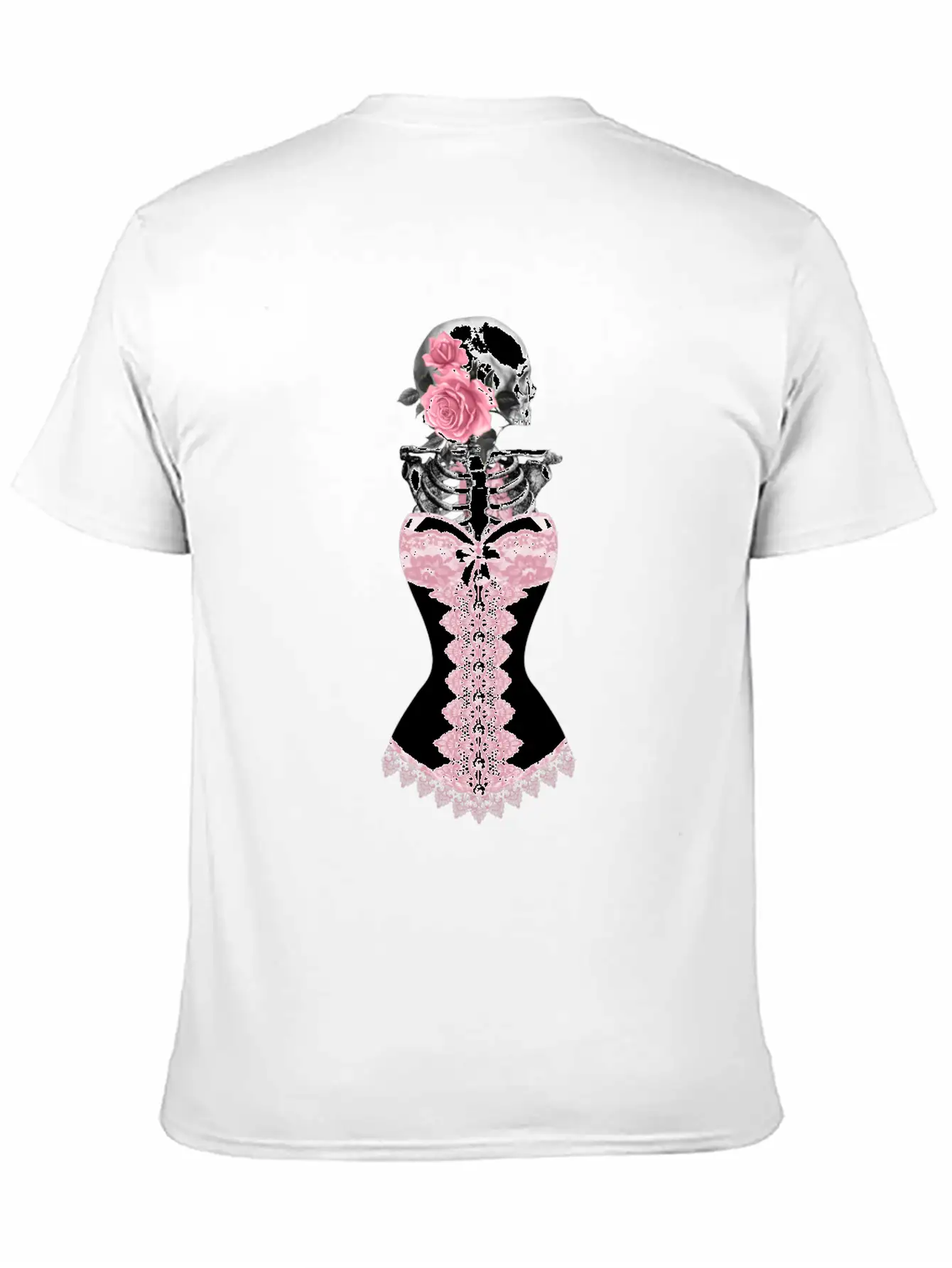 Gothik Raven Goth Skull Death Skull Punk Dark Essential Cotton Tee For Daily Outfits – Unisex Style