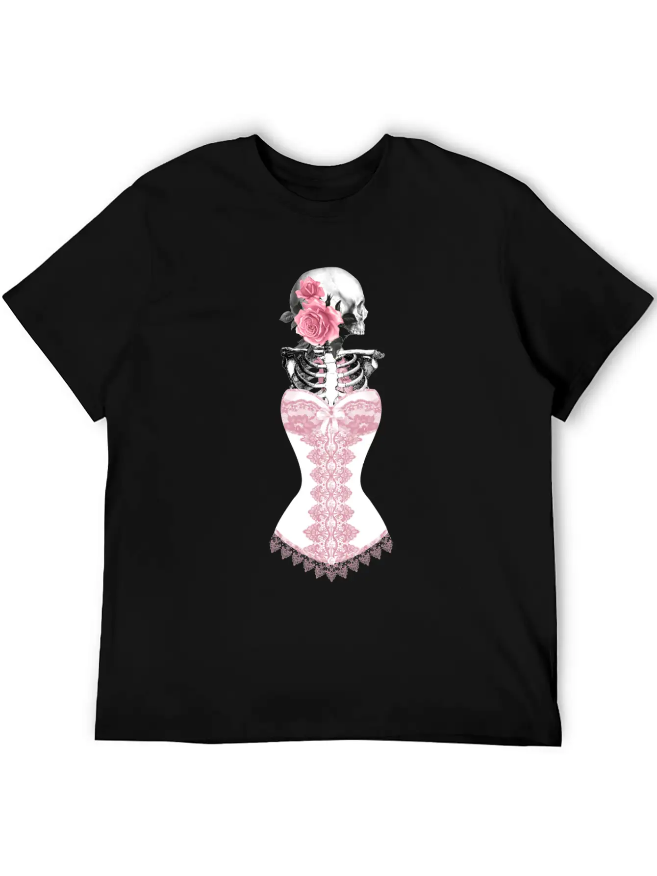 Gothik Raven Goth Skull Death Skull Punk Dark Essential Cotton Tee For Daily Outfits – Unisex Style
