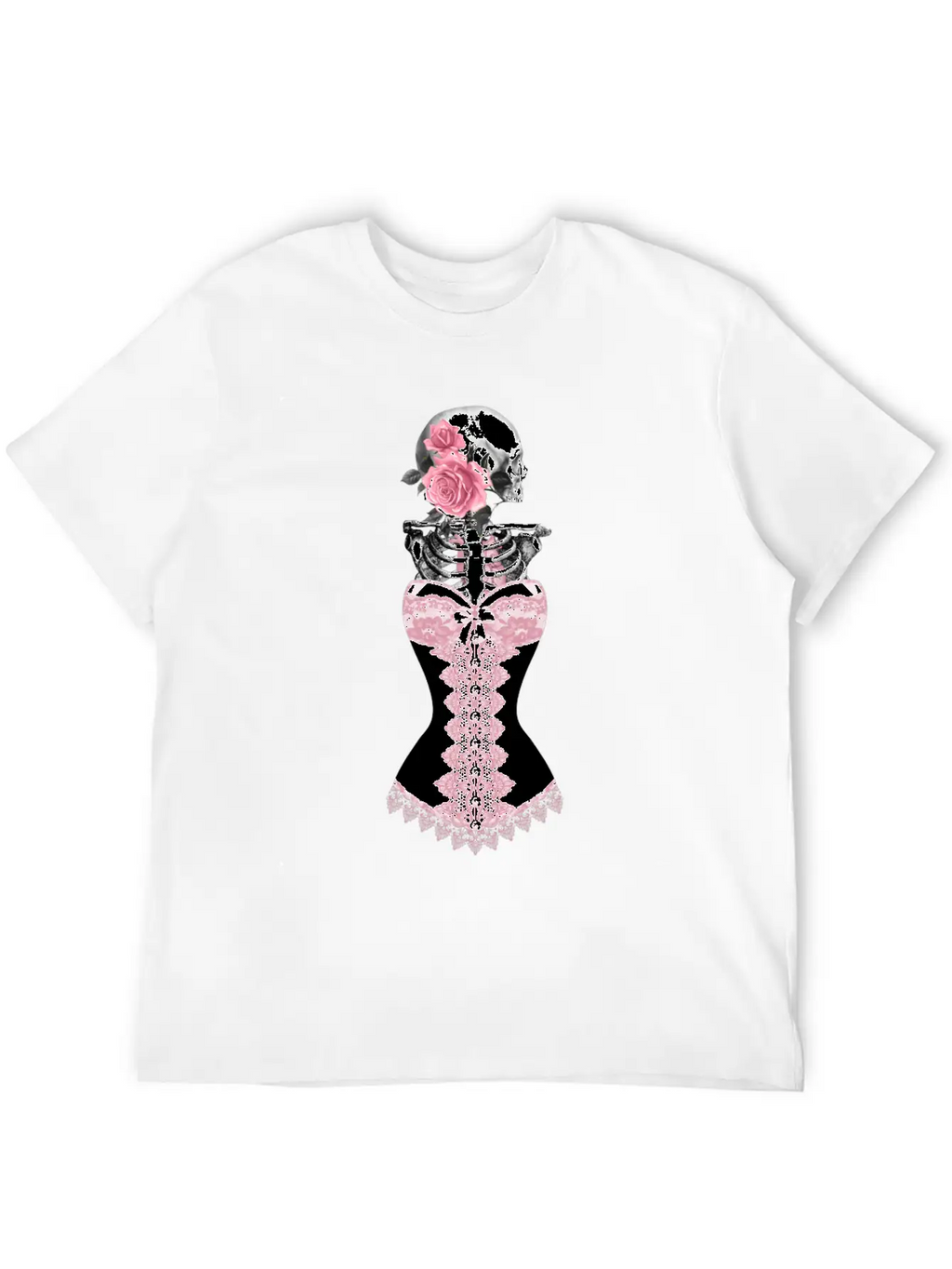 Gothik Raven Goth Skull Death Skull Punk Dark Essential Cotton Tee For Daily Outfits – Unisex Style