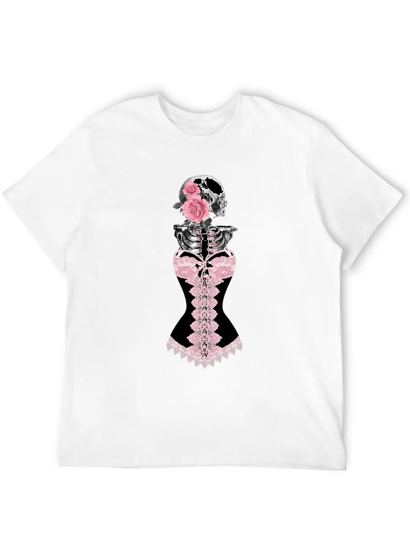 Gothik Raven Goth Skull Death Skull Punk Dark Essential Cotton Tee For Daily Outfits – Unisex Style