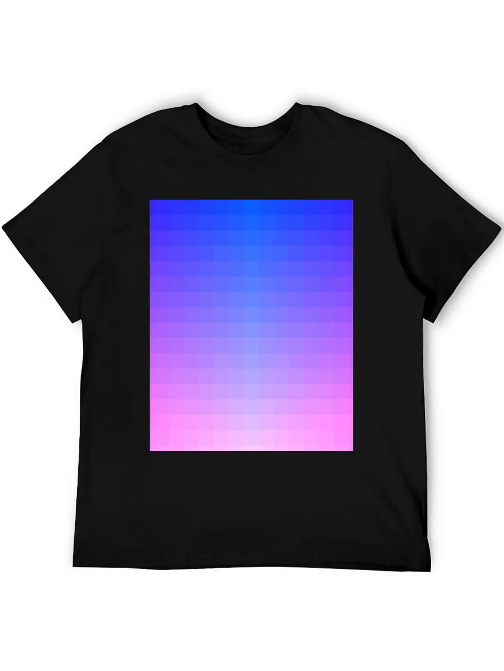 Gradient Color Pixel Pattern #2 Essential Cotton Tee For Daily Outfits – Unisex Style