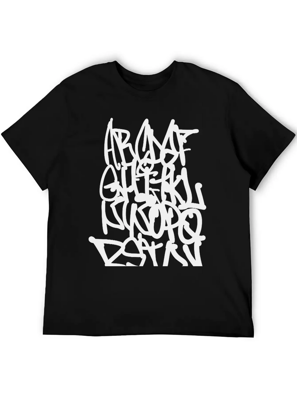 Graffiti Alphabet Classic Cotton Tee – Unisex Comfort For Any Season