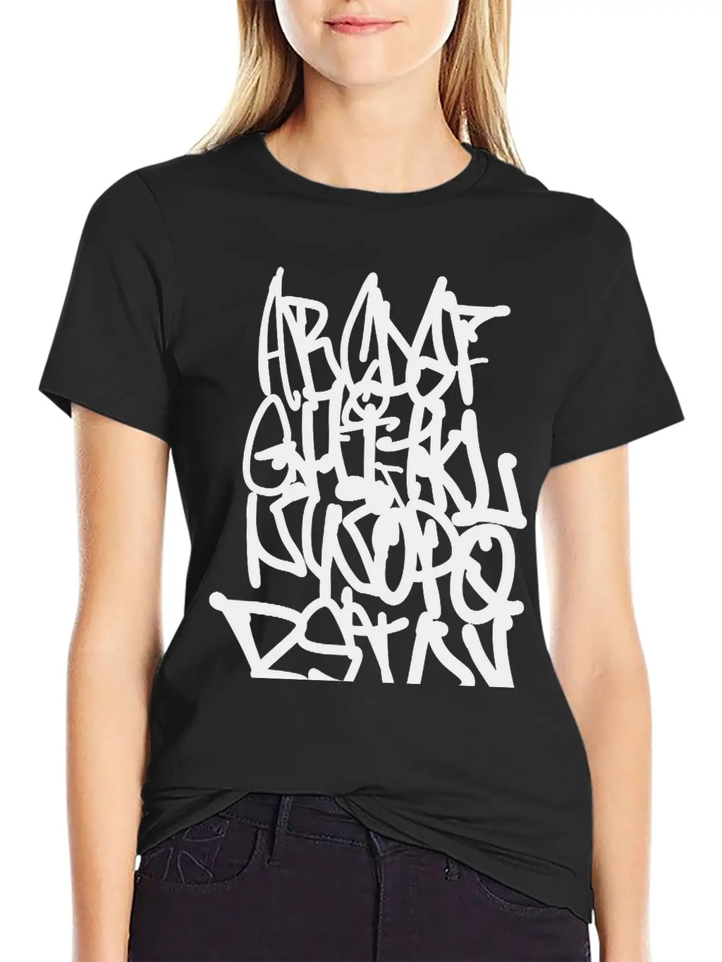 Graffiti Alphabet Classic Cotton Tee – Unisex Comfort For Any Season