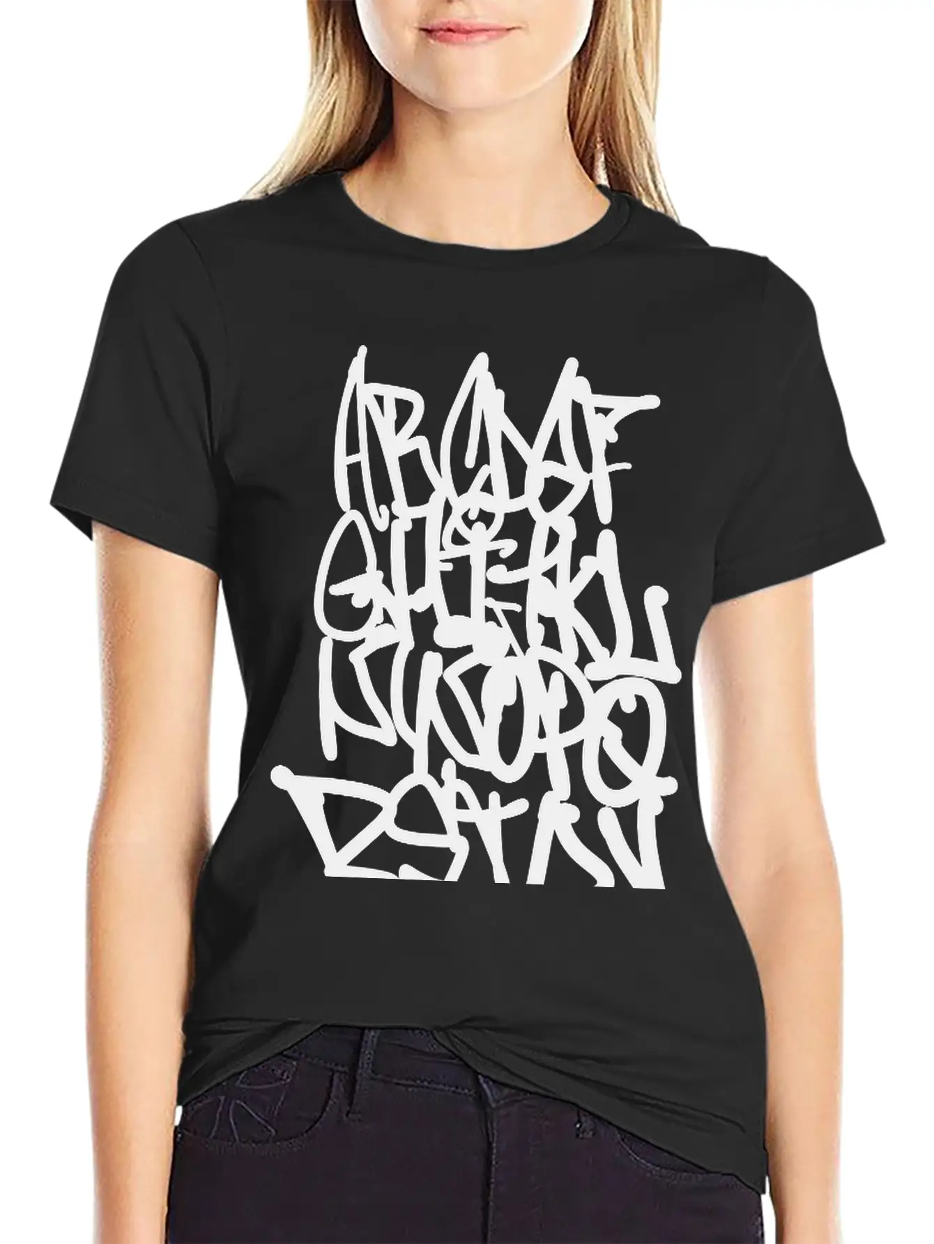 Graffiti Alphabet Classic Cotton Tee – Unisex Comfort For Any Season
