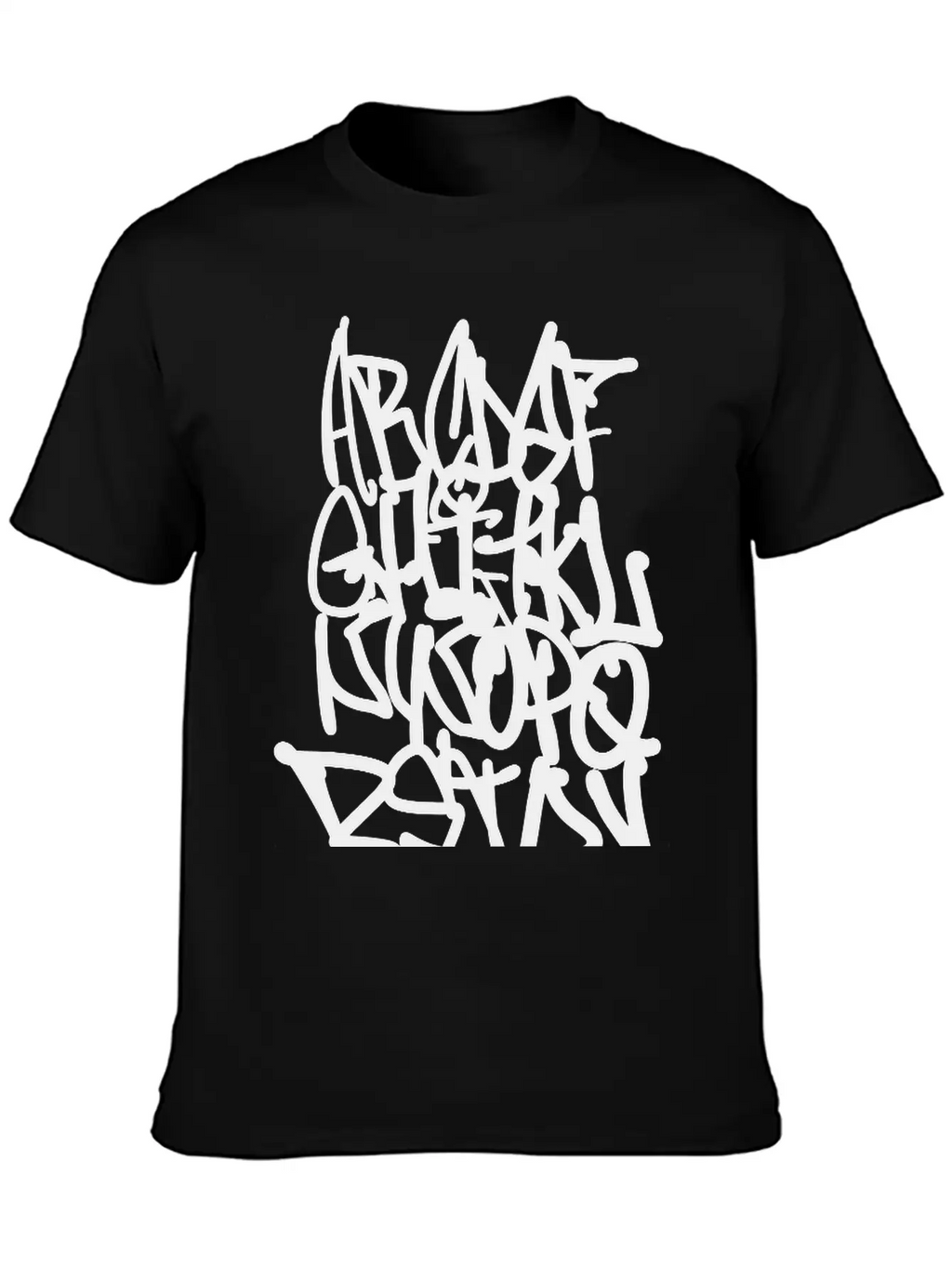 Graffiti Alphabet Classic Cotton Tee – Unisex Comfort For Any Season
