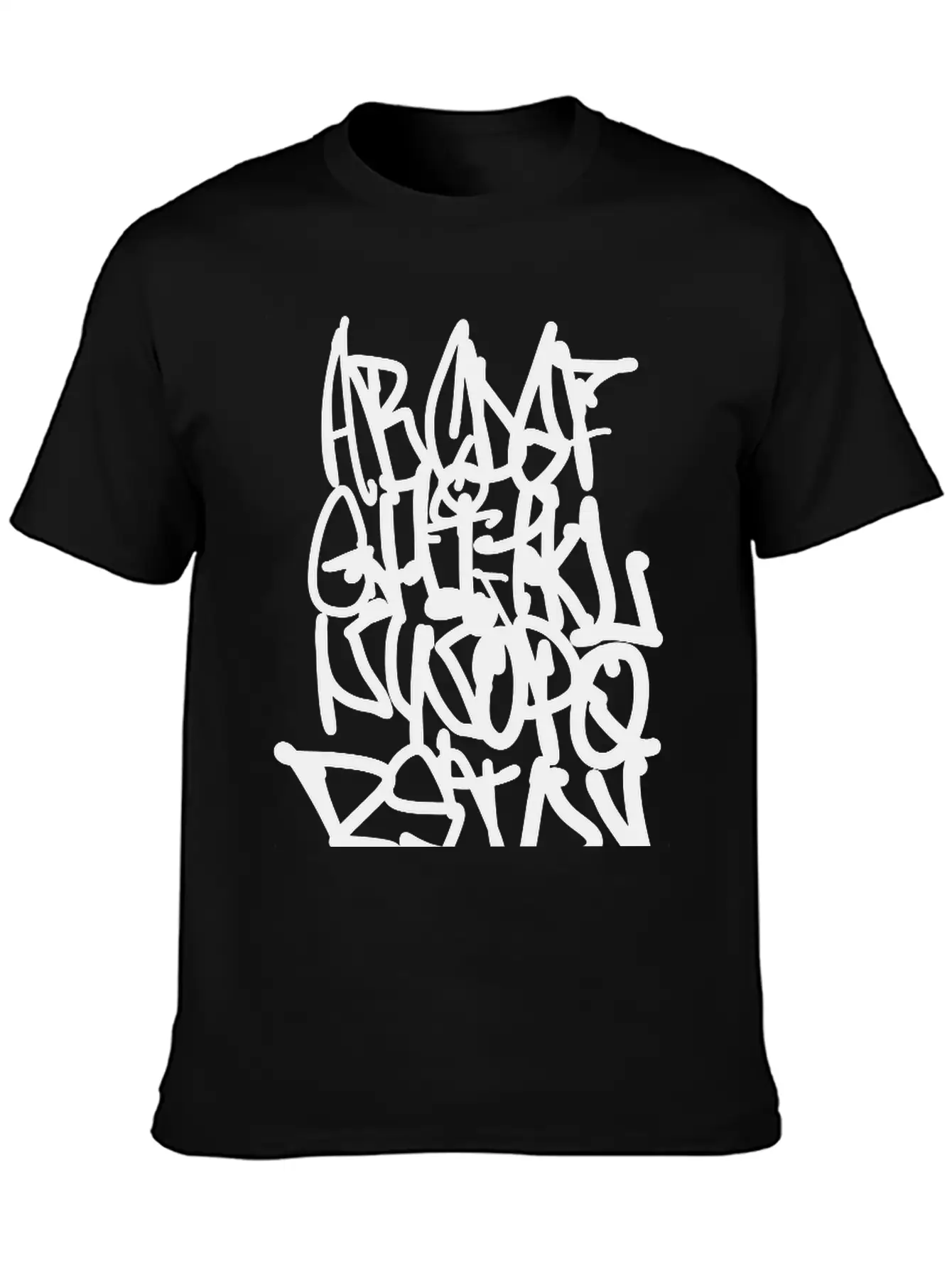 Graffiti Alphabet Classic Cotton Tee – Unisex Comfort For Any Season