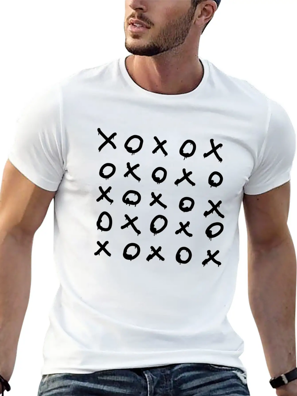 Graffiti And O's Essential Cotton Tee For Daily Outfits – Unisex Style
