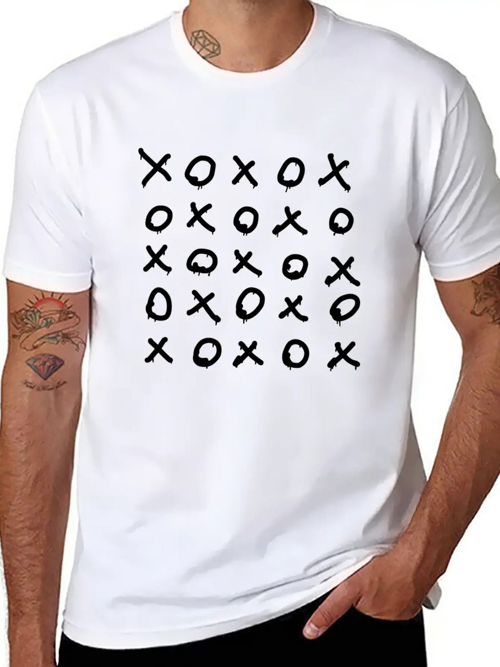 Graffiti And O's Essential Cotton Tee For Daily Outfits – Unisex Style