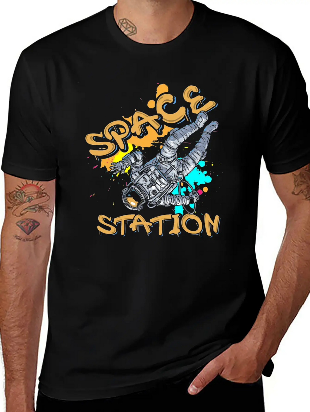 Graffiti Art Hip Hop Old School Basic Graphic T-Shirt – Daily Comfort In Soft Cotton