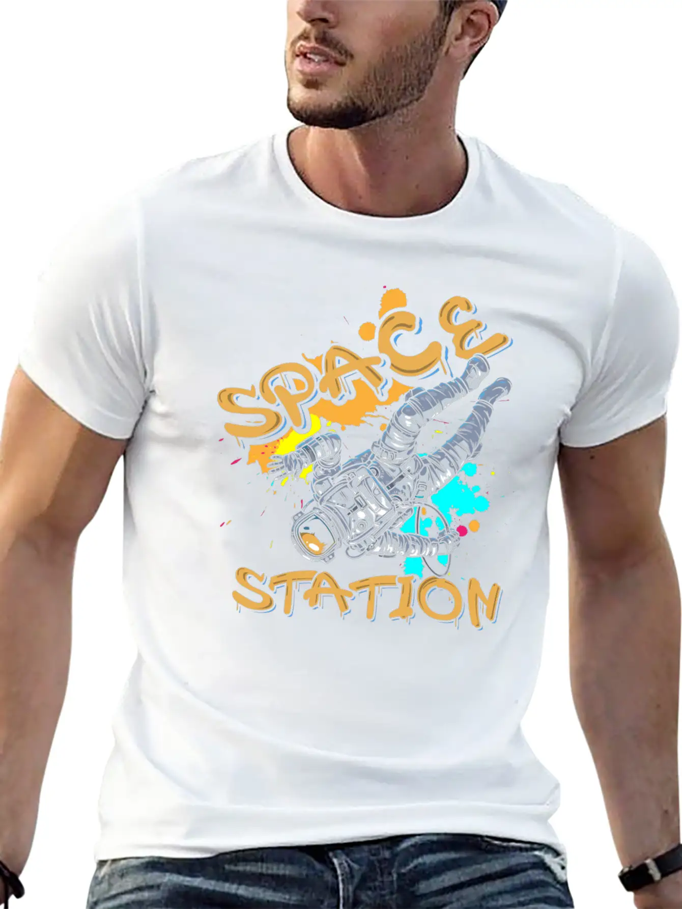 Graffiti Art Hip Hop Old School Basic Graphic T-Shirt – Daily Comfort In Soft Cotton