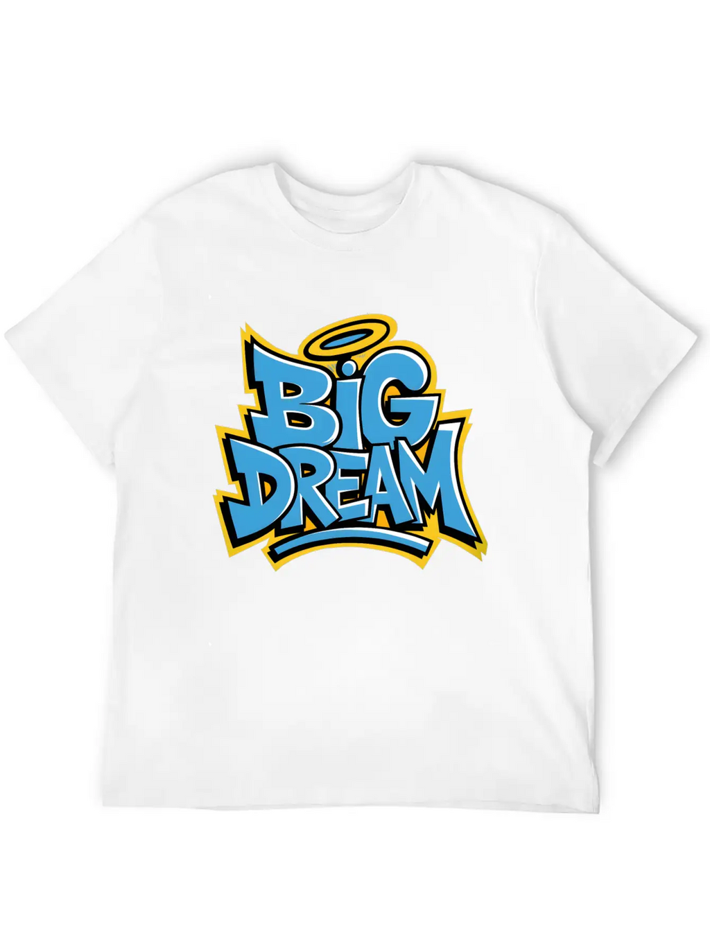 Graffiti Big Dream Classic Cotton Tee – Unisex Comfort For Any Season